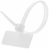 Organizer Lanview Lanview LVT551140 opaska kablowa Opaska kablowa su wejściem równoległym Plastik Baltas 100 vnt.