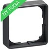 LAURITZ KNUDSEN FUGA Baseline 50 1 modulio rėmas, 14 mm aukščio, tamsiai pilkas