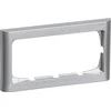 LAURITZ KNUDSEN FUGA® rėmelis „Softline 632“ modulis horizontalus, 2 modulių įdėklui, plienas, metalinis