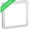 LAURITZ KNUDSEN FUGA SLIM dizaino rėmas 1 modulis, baltas