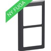LAURITZ KNUDSEN FUGA SOFT dizaino rėmas, 2 moduliai, vertikalus, tamsiai pilkas