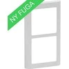LAURITZ KNUDSEN FUGA SOFT dizaino rėmas, 2 moduliai, vertikalus, šviesiai pilkas
