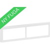 LAURITZ KNUDSEN FUGA SOFT dizaino rėmas horizontalus 2x2 modulis, baltas