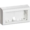 LAURITZ KNUDSEN Fuga® paklotas 2 modulių Softline horizontalus be juostelių, baltas