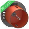 LAURITZ KNUDSEN Skylių pjūklas FUGA Air 65 mm plonam priekiniam dėžutei