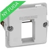 Lauritz Knudsen LK FUGA duomenų lizdas, skirtas 1 „Keystone“ RJ45 jungtimi (mažas), 1 modulis, įdėklas