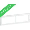 LK FUGA PURE dizaino rėmelis su stiklu 2x2 modulis, baltas