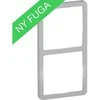 Lauritz Knudsen LK FUGA SLIM dizaino rėmas plieno, 2 modulių, plienas