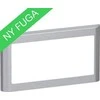 Lauritz Knudsen LK FUGA SOFT dizaino rėmelis 2 modulių įdėklui horizontaliai, plieno, metalinis