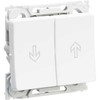 LAURITZ KNUDSEN Opus® 66 jungiklis žaliuzėms 16A 250V baltas