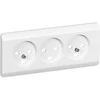 LAURITZ KNUDSEN Opus® 66 dangtelis trigubas, baltas