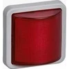 LAURITZ KNUDSEN Opus® 74 pramoninė signalinė lempa LED 230V, raudona, nuolat šviečianti / mirksinti, tamsiai pilka