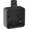 LAURITZ KNUDSEN OPUS® 74 bazė 1 modulis su 1 sriegine jungtimi M20, antracito pilka