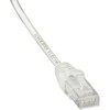 LAURITZ KNUDSEN jungiamasis kabelis Actassi® cat 6 F/UTP 28AWG, ilgis: 0,5 m, spalva: balta, LSZH apvalkalas su vientisai išlietomis movomis abiejuose galuose