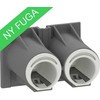 LAURITZ KNUDSEN Snapelis 2xØ16-20 mm FUGA sieninėms ir įleidžiamosioms dėžutėms