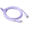 Kabelis USB Laut LINK USB-C to USB-C 1.5m 60 Watt violetinė