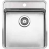 Lavabo Aps Tapwell Plautuvė Ohio 40x40, plieninė, su skyle maišytuvui, įleidžiama