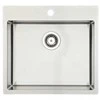 Lavabo Aps Tapwell Virtuvės kriauklė Kubus 540 Soft nerūdijantis plienas