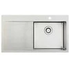 Lavabo Aps Tapwell Virtuvės kriauklė Kubus 900R, minkšta iš nerūdijančio plieno