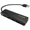 HUB USB LC-Power 4xUSBA 1XUSB- C Juoda mažmeninė prekyba