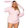 Leg Avenue Europe Rožinė Bunny kostume Plus