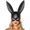 Leg Avenue Europe Leg Avenue Masquerade Rabbit Mask Juodas - Elegant Costume Priedas