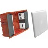 Legrand BATIBOX medijos dėžutė 2X5M balta 285X142X50mm