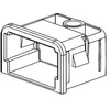 LEGRAND Endeprop til U50, U55 og U60 pendelGul Plast
