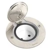 Legrand POKRYWA GNIAZD POJEDYNCZA OKRĄGŁA INOX - 089701