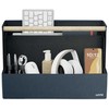 Leitz Fabric Portable Desk Organiser with Handle, Fabric, Dark Pilkas, 8kg, 380 mm, 190 mm, 260 mm (61970089)