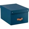 Leitz Puro laikymo dėžė su dangčiu, vidutinė, 17 l, 100 % perdirbtas kartonas, 2 vnt. pakuotė, Mėlyna, kartonas, 17 l, 270 mm, 370 mm, 200 mm