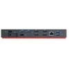 Lenovo „ThinkPad Thunderbolt 3“ darbo stotis, 2 kartos, laidinis, „Thunderbolt 3“, 10, 100, 1000 Mbit/s, juoda, 3840 x 2160 pikselių, Lenovo