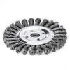 Lessmann Apvalus teptukas, susuktas, 115x14mm, plienas, 0.5