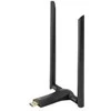 Level One LevelOne AC1200 dviejų dažnių belaidis USB tinklo adapteris, 1-13 kanalas, belaidis, USB, WLAN, Wi-Fi 5 (802.11ac), 867 Mbit/s, juodas