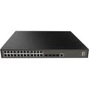 Šakotuvas Level One Switch LevelOne GEL-2871 network connections Zarządzany L2+ Gigabit Ethernet (10/100/1000) 1U Juodas