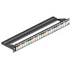 Leviton Brand Rex Brand-Rex MMCPNLX24SIJ2DCI, Įdėklas, Juoda, 1 vnt., 670 g
