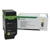 Lexmark CS632, CX635 Yel Rtn 11,7K kasetė | Lexmark 75M2XY0 | Lexmark – itin didelės našumo – geltona – originali – dažų kasetė – LCCP, LRP | Unison Toneris | Geltona