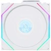 Lian Li UNI FAN TL LCD Wireless korpuso ventiliatorius, ARGB, PWM – Reverse Blade, 140mm, baltos spalvos