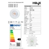 Light Solutions Aps „HiluX D1 Gen3“ – viso spektro LED įleidžiamas prožektorius – 2,8 W – Ra97 3000 K – juodas