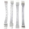 Light Solutions Aps „Light Solutions“ laidas, skirtas „Philips Hue Gradient LightStrip“ – 5 cm – baltas – 4 vnt.