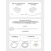 Light Solutions Aps „Light Solutions“ laidas, skirtas „Philips Hue Gradient LightStrip“ – 3M – baltas – 1 vnt.