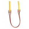 Light Solutions Aps „Light Solutions“ dvigubi „SmartClip“ laikikliai 10 mm COB LED juostai su 15 cm laidu – 5 vnt. pakuotėje