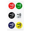 Light Solutions Aps „Light Solutions“ NFC žymė – NTAG213 – Spalvoti lipdukai – 6 vnt.