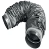 LINDAB Lankstus slopintuvas SLF Flexicom 160600, Ø160 mm, ilgis 600 mm su 25 mm izoliacija ir įvorės matmenimis. Suspausto ilgis 250 mm.