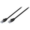 Tinklo Kabelis - LINDY Cat.6 U/UTP Tinklo Kabelis, RJ45, M/M, 250MHz, 0.5 m, Juodas