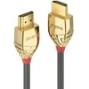 Lindy 0,5 m didelės spartos HDMI kabelis, „Gold Line“, 0,5 m, HDMI A tipo (standartinis), HDMI A tipo (standartinis), 4096 x 2160 pikselių, 18 Gbit/s, pilkas