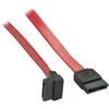 SATA Laidas - LINDY Int. SATA III Laidas su 90° Kištuku, 0,5 m, Raudonas