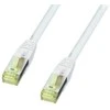 Tinklo Kabelis - LINDY RJ45 S/FTP LSZH Tinklo Kabelis, Cat.6A Kištukas, Cat.7 Neapdirbtas Kabelis, 10 m, Pilkas