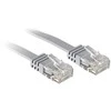 Tinklo Kabelis - LINDY Cat.6 U/UTP Plokščias Tinklo Kabelis, RJ45, M/M, 250MHz, 32AWG, 2 m, Pilkas