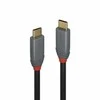 USB Kabelis - LINDY Anthra Line USB 3.2 Type C į C Laidas, M/M, 20Gbps, 100W PD, 2 m, Juodas